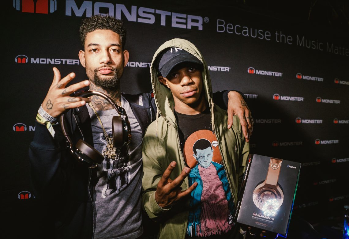 A Boogie Wit Da Hoodie and PNB Rock Stop By Monster Gifting Suite – SXSW Takeover Day 2